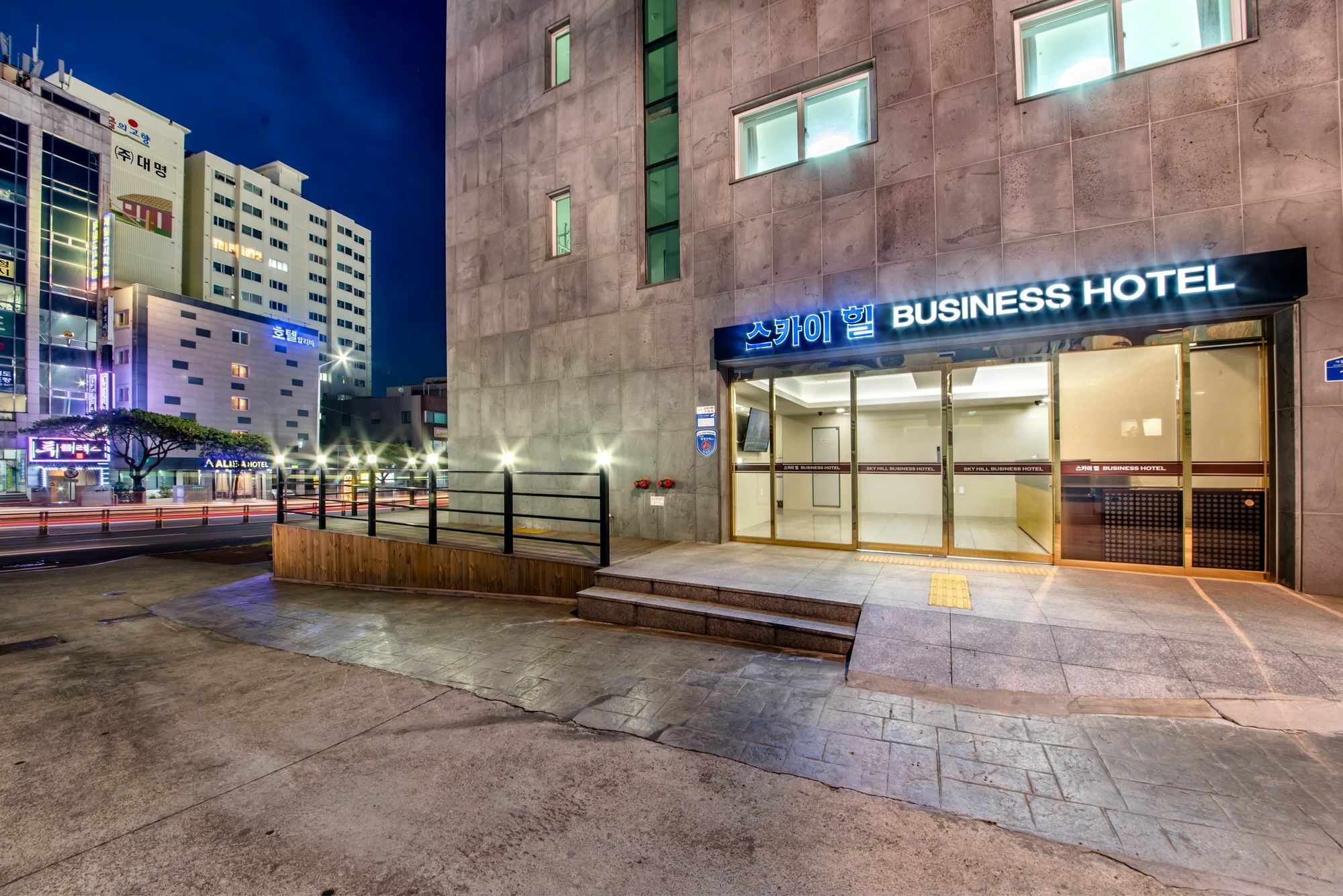 Jeju Sky Hill Business Hotel Exterior foto